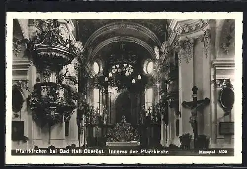 AK Pfarrkirchen bei Bad Hall, Inneres der Pfarrkirche