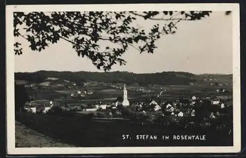 AK St. Stefan im Rosentale, Gesamtansicht aus der Vogelschau