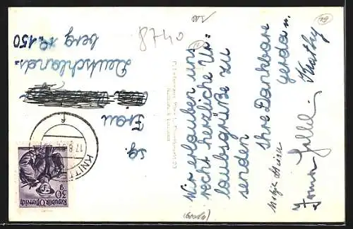 AK Knittelfeld, Ortsansicht von oben