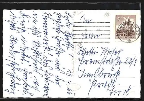 AK Knittelfeld /Stmk., Das Volkshaus am Kapuzinerplatz