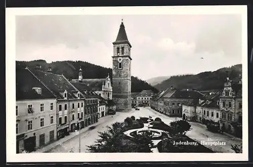 AK Judenburg, Blick über den Hauptplatz