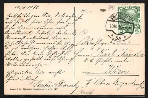 AK Knittelfeld, Ortsansicht gegen Norden