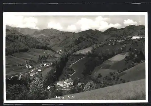 AK Laussa, Ausblick auf Ort und Landschaft