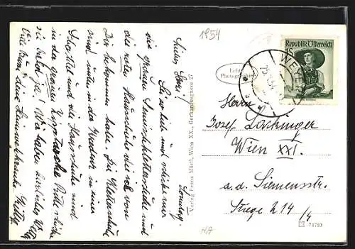 AK Weyer /O.-Oe., Wegpartie an der Heilstätte