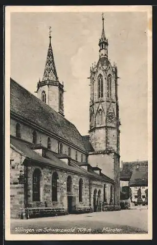 AK Villingen im Schwarzwald, Partie am Münster