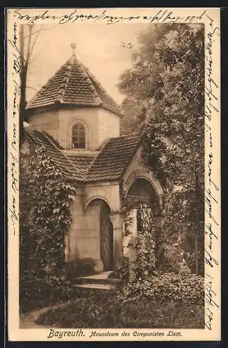 AK Bayreuth, Mausoleum des Komponisten Liszt