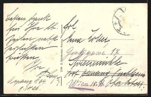 AK Aspang /Nied.-Oest., Panorama mit Kirche