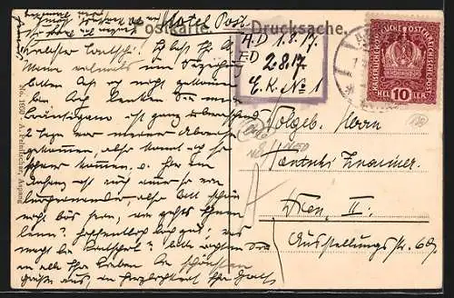 AK Aspang /N.-Oest., Panorama mit Kirche