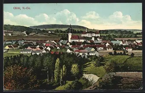 AK Gföhl /N.-Oe., Teilansicht mit Kirche
