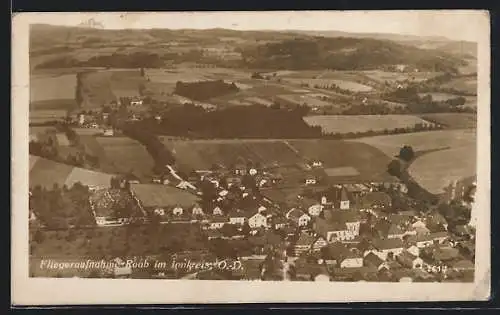 AK Raab im Innkreis, Teilansicht mit Kirche