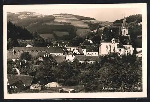 AK Edlitz /N.-D., Teilansicht mit Kirche