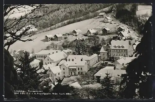 AK Edlitz a. d. Aspangbahn, Teilansicht im Schnee