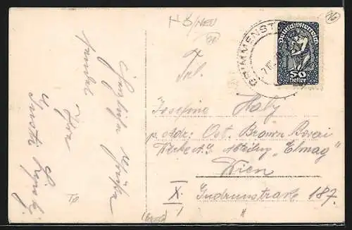 AK Edlitz /N.-Ö., Teilansicht mit Kirche