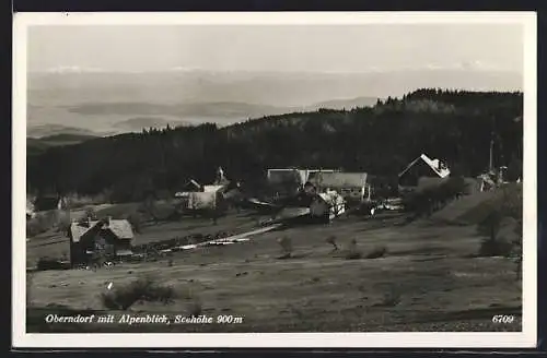AK Maria Laach am Jauerling, Oberndorf aus der Vogelschau