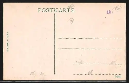 AK Tulln a. d. Donau, Teilansicht mit Kirche