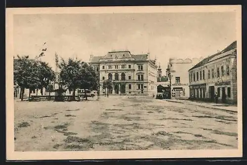 AK Tulln a. d. Donau, Blick über den Hauptplatz