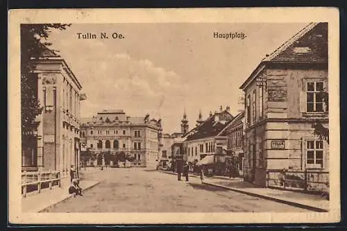 AK Tulln /N.-Oe., Blick über den Hauptplatz