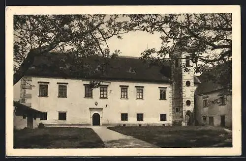 AK Atzenbrugg, Erholungsheim des Reichsverband Wien im Schloss