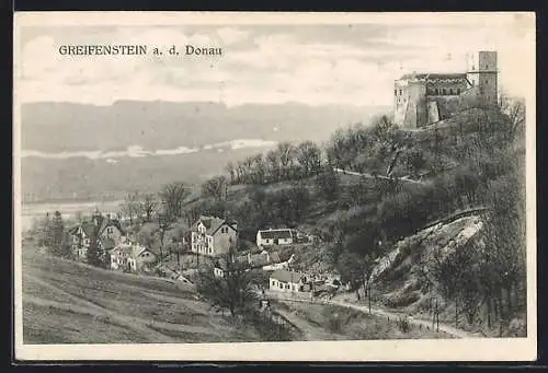 AK Greifenstein a. d. Donau, Panorama