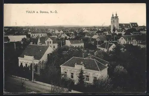 AK Tulln a. Donau, Ortsansicht mit Kirche