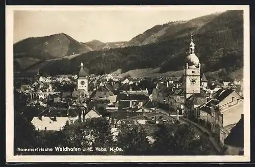 AK Waidhofen a. d. Ybbs, Gesamtansicht des Ortes