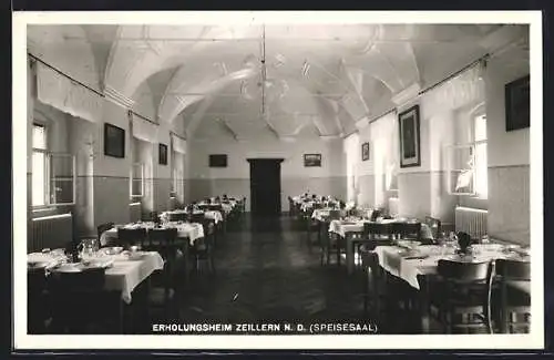 AK Zeillern, Erholungsheim, Speisesaal