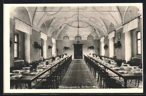 AK Zeillern, Erholungsheim Zeillern (Speise-Saal)