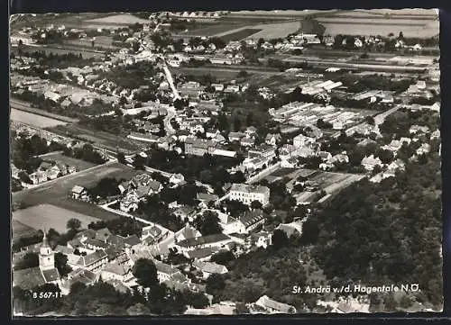 AK St. Andrä v. d. Hagentale, Ortsansicht aus der Vogelschau