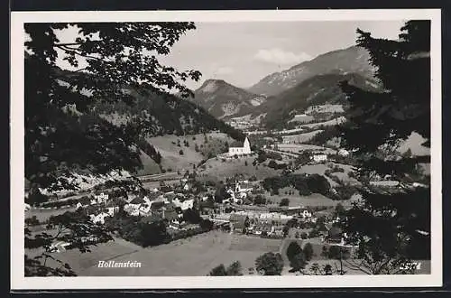 AK Hollenstein, Teilansicht mit Kirche