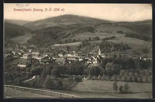 AK Aspang, Blick auf die Sommerfrische