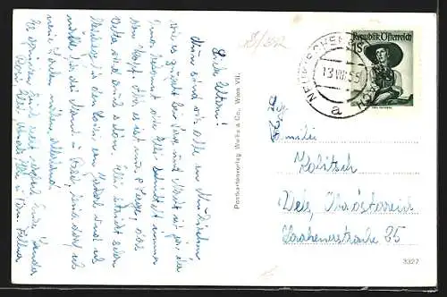 AK Neukirchen a. d. Enknach, Teilansicht mit Kirche, Fliegeraufnahme