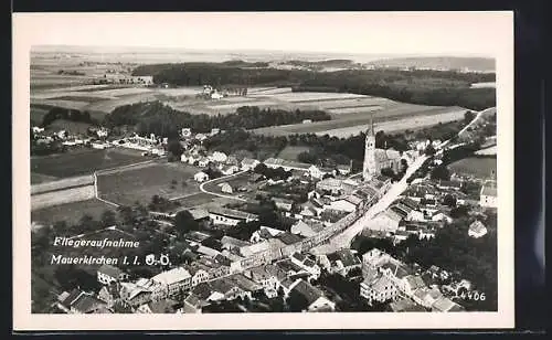AK Mauerkirchen, Fliegeraufnahme
