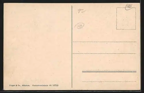 AK Landeck, Schloss Landeck mit Silberspitze