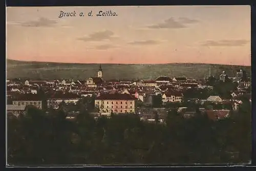 AK Bruck a. d. L., Panorama mit Kirche