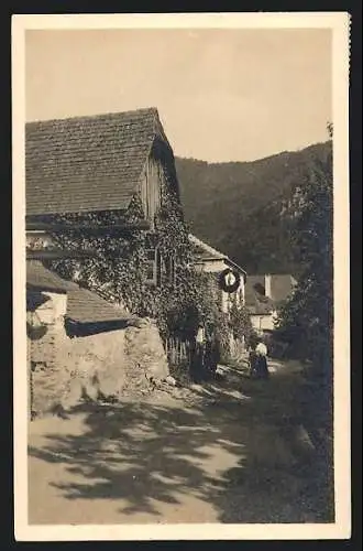 AK Wösendorf in der Wachau, Ortspartie