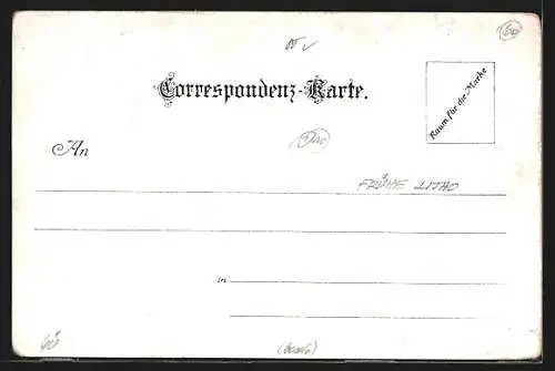 Lithographie Graz, Hauptplatz, Rathaus, Mausoleum