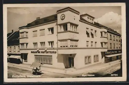 AK Knittelfeld, Sparkasse, Aussenansicht