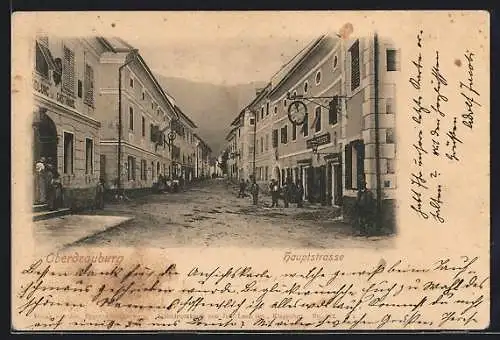 AK Oberdrauburg, Gasthaus in der Hauptstrasse