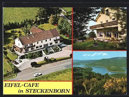 AK Steckenborn, Eifel-Cafè in drei Bildern