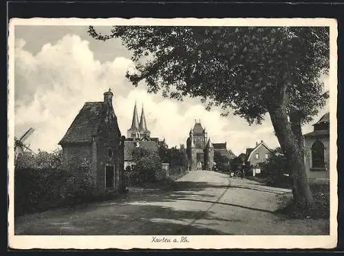 AK Xanten am Rh., Strassenpartie