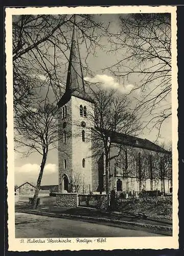 AK Roetgen /Eifel, St. Hubertus Pfarrkirche