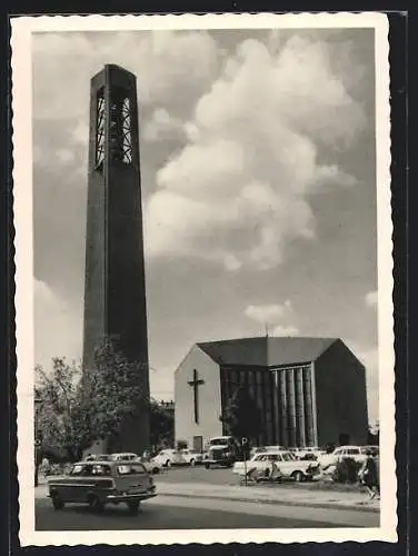 AK Düren /Rhld., Ev. Kirche in der Schenkelstrasse