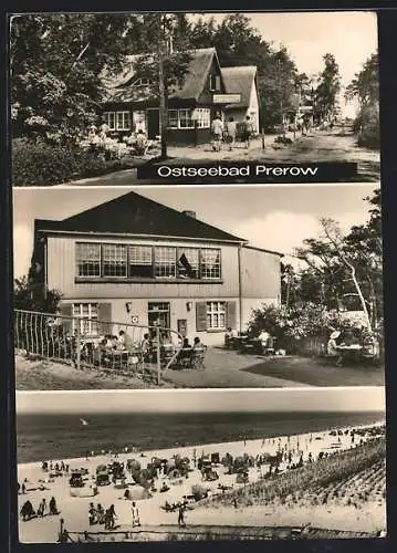 AK Prerow, Badegäste am Strand