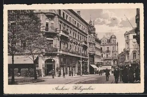 AK Aachen, Strasse Holzgraben