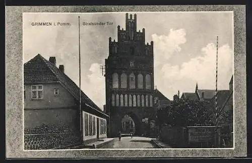 AK Grimmen i. Pomm., Stralsunder Tor