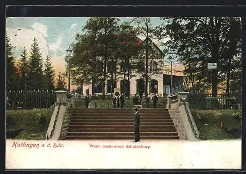 AK Hattingen a/Ruhr, Wald-Restaurant Schulenburg