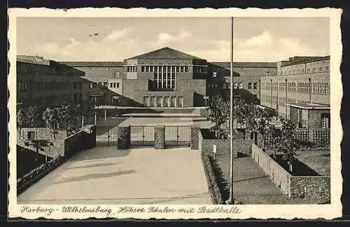 AK Hamburg-Wilhelmsburg, Höhere Schulen mit Stadthalle