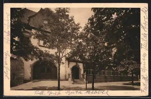 AK Darmstadt, Restaurant z. Heiligen Kreuzberg