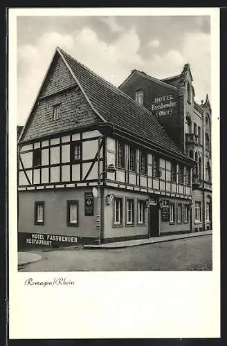 AK Remagen /Rhein, Hotel Fassbender