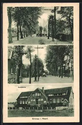 AK Gronau i. Westf., Lossestrasse, Annaheim